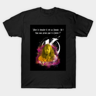 Then the knight he shouts to the Roman: Hey! Do you think you are the Colosseum? T-Shirt